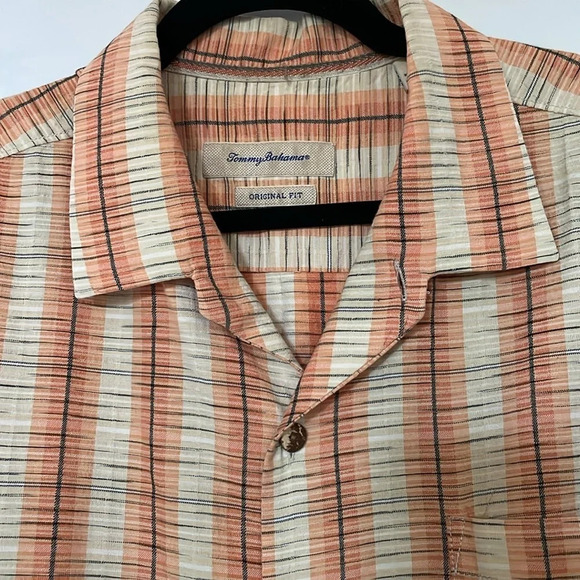 Tommy Bahama Original Fit Silk Men's Button Down Shirt Size XL - Picture 2 of 8